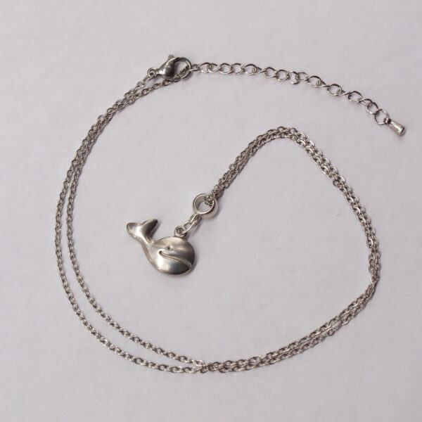 Collier acier inoxydable baleine AI-166