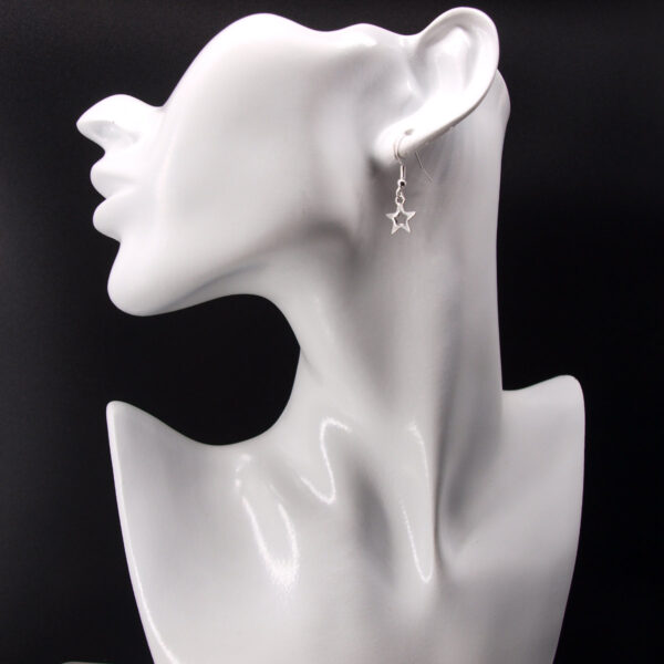 Boucles d'oreilles acier inoxydable étoile AI-214