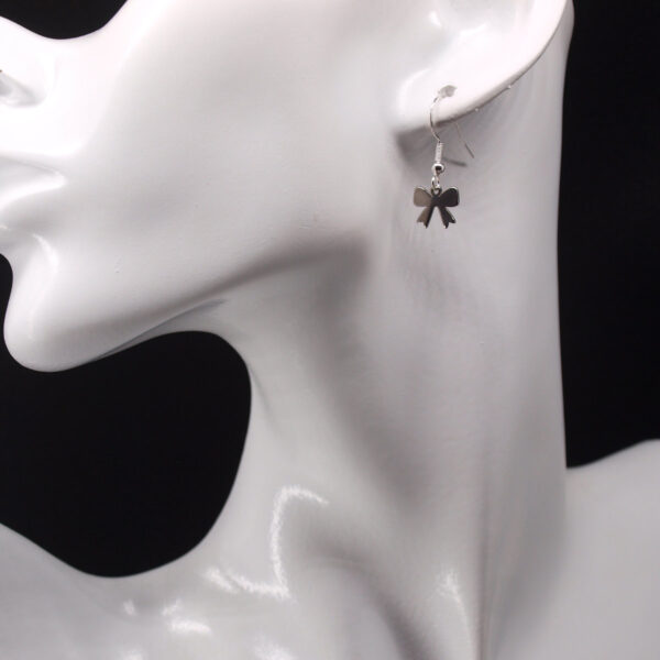 Boucles d'oreilles acier inoxydable ruban AI-220