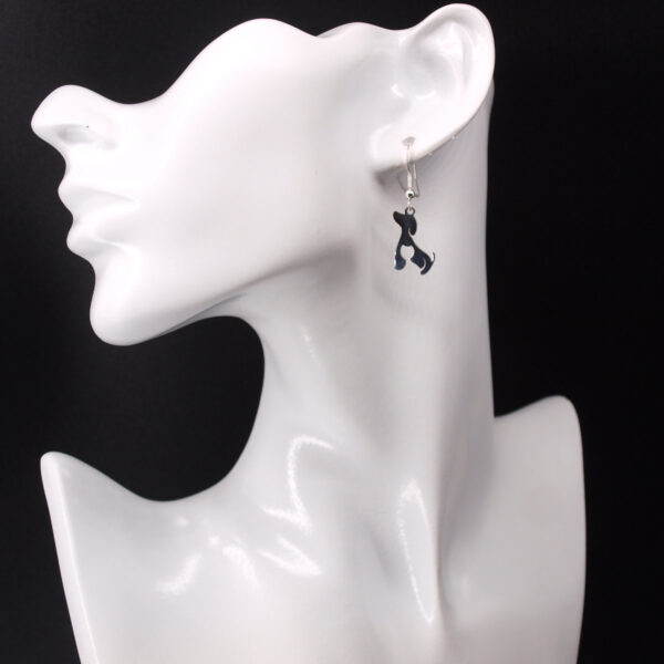 Boucles d'oreilles acier inoxydable chien et chat AI-224