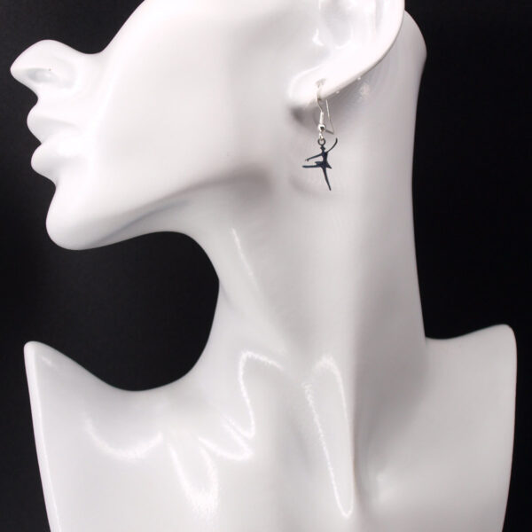 Boucles d'oreilles acier inoxydable danseuse AI-229