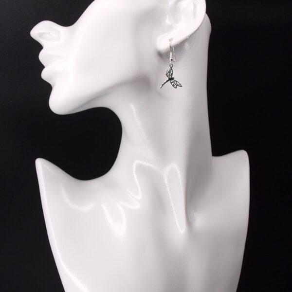 Boucles d'oreilles acier inoxydable libellule AI-232