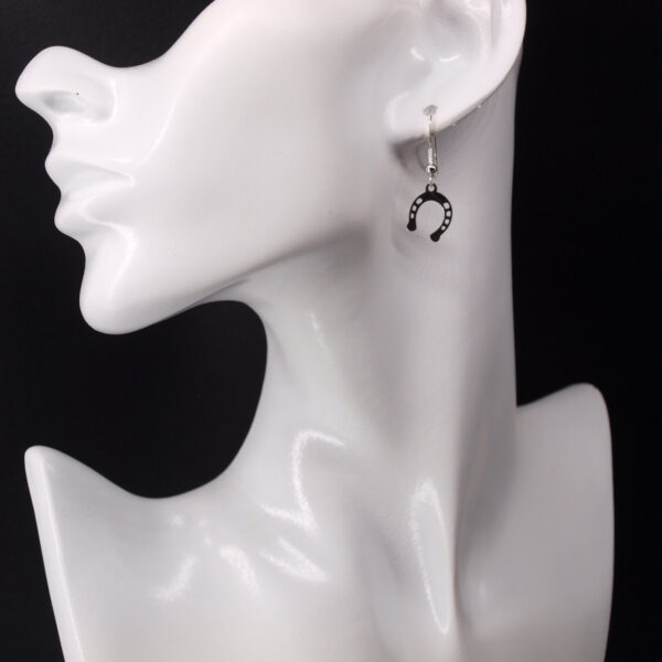 Boucles d'oreilles acier inoxydable fer à cheval AI-239