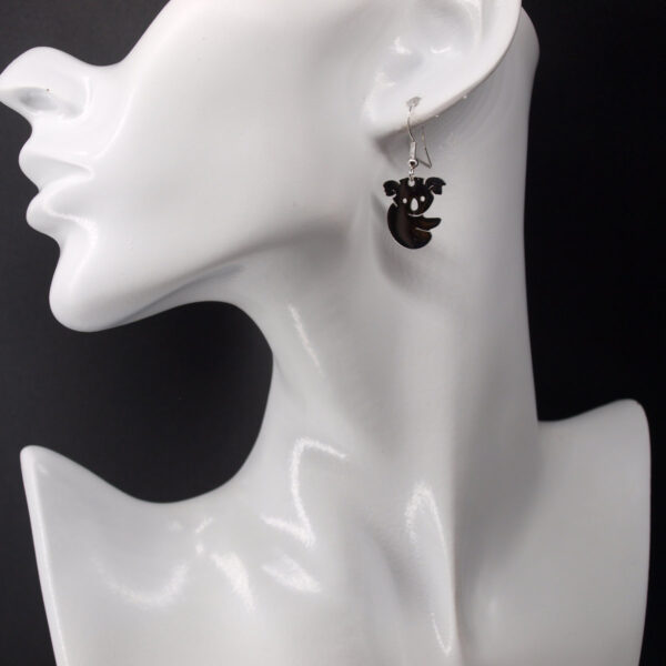 Boucles d'oreilles acier inoxydable koala AI-247