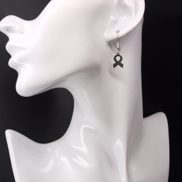 Boucles d'oreilles acier inoxydable flot AI-251