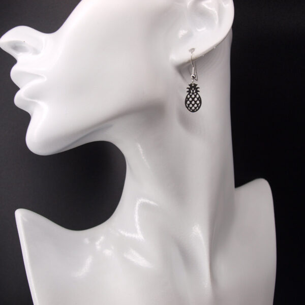 Boucles d'oreilles acier inoxydable ananas AI-255