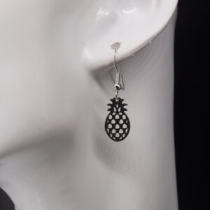 Boucles d'oreilles acier inoxydable ananas AI-255