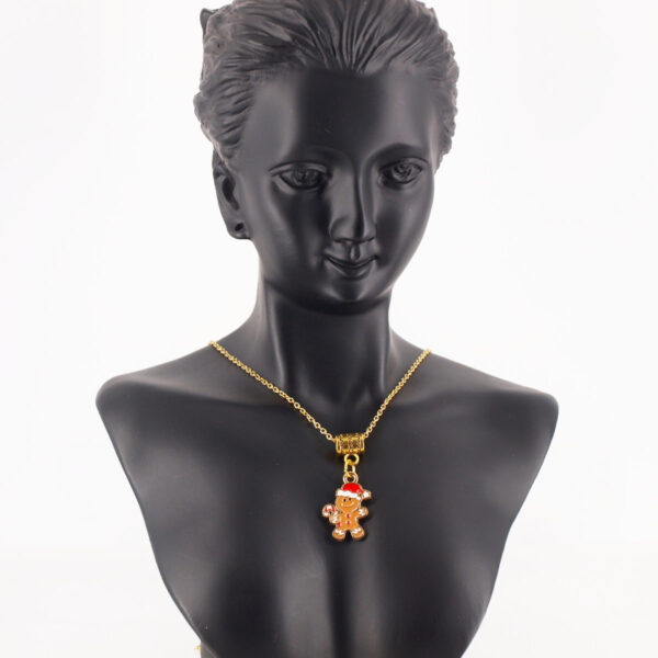 Collier acier inoxydable doré AIG-102