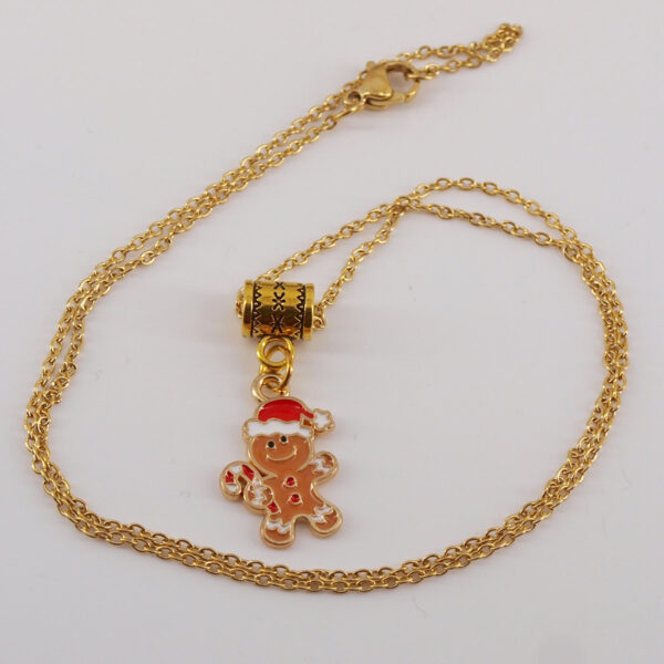 Collier acier inoxydable doré AIG-102