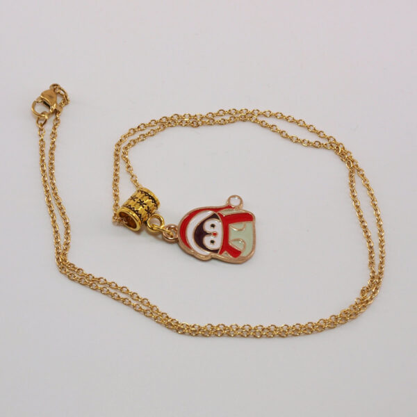 Collier acier inoxydable doré AIG-105