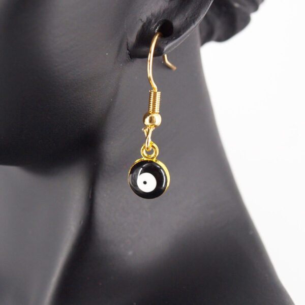Boucles d'oreilles acier inoxydable mauvais œil AIG-201