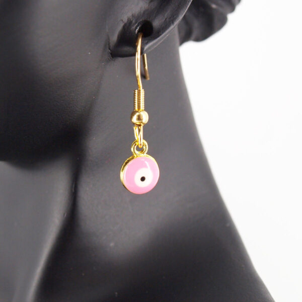 Boucles d'oreilles acier inoxydable mauvais œil AIG-201