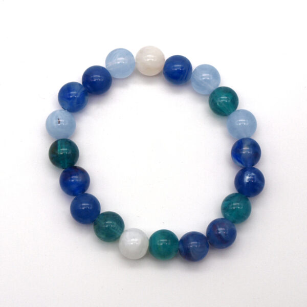 Bracelet agate bleue AG-211