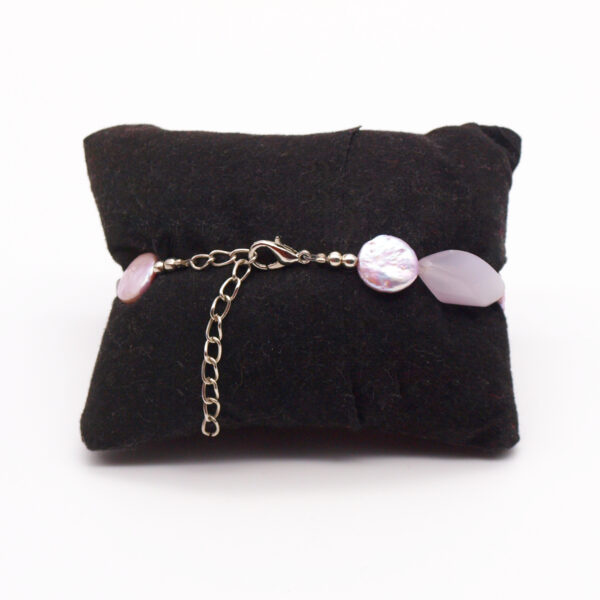 bracelet késhi quartz rose K-108