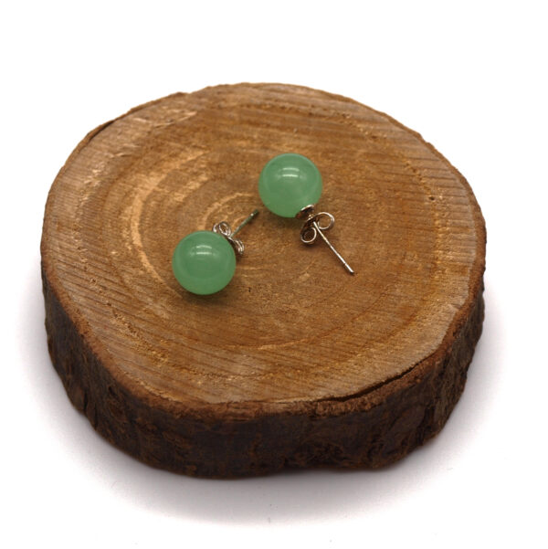 Boucles d'oreilles aventurine AV-101