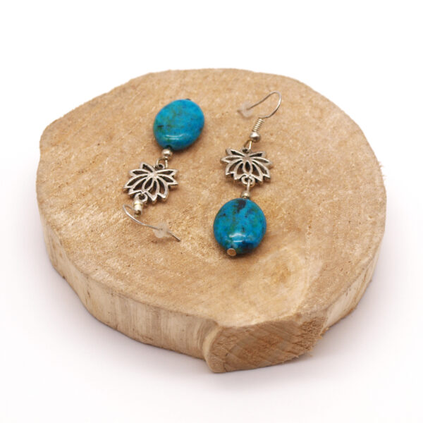 Boucles d'oreilles chrysocole CH-101