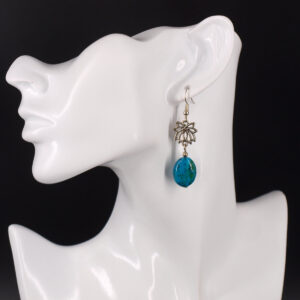 Boucles d'oreilles chrysocolle CH-101