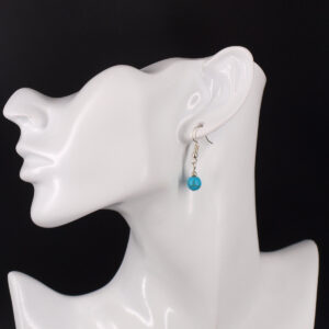 Boucles d'oreilles turquoise T-105