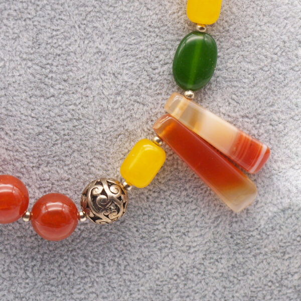 Collier cornaline CR-101