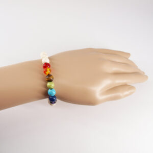 Bracelet howlite 7 chakras HW-202