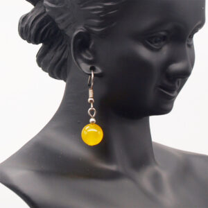 Boucles d'oreilles jade JA-100