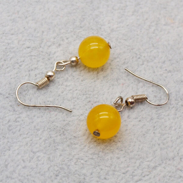Boucles d'oreilles jade JA-100