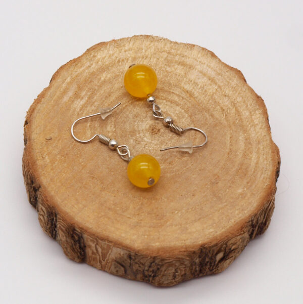 Boucles d'oreilles jade JA-100