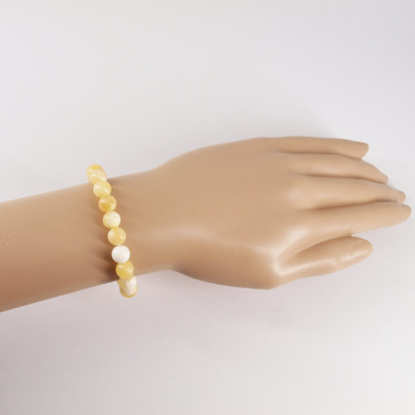 Bracelet jade jaune JD-201