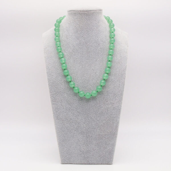 Collier jade vert JD-102