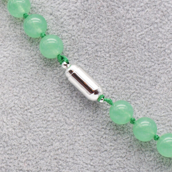 Collier jade vert JD-102