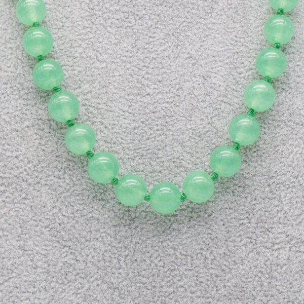 Collier jade vert JD-102