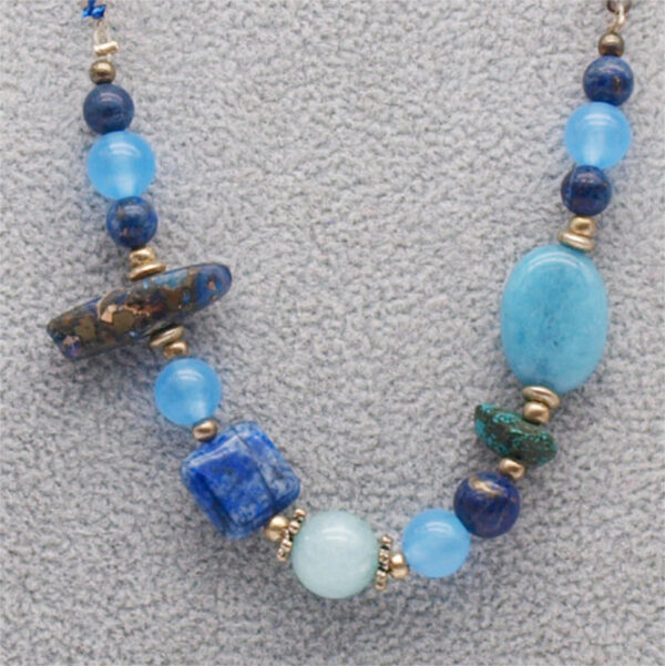 Collier lapis-lazuli LZ-102