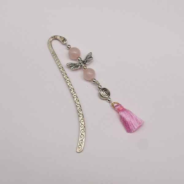 Marque-page quartz rose MP-001