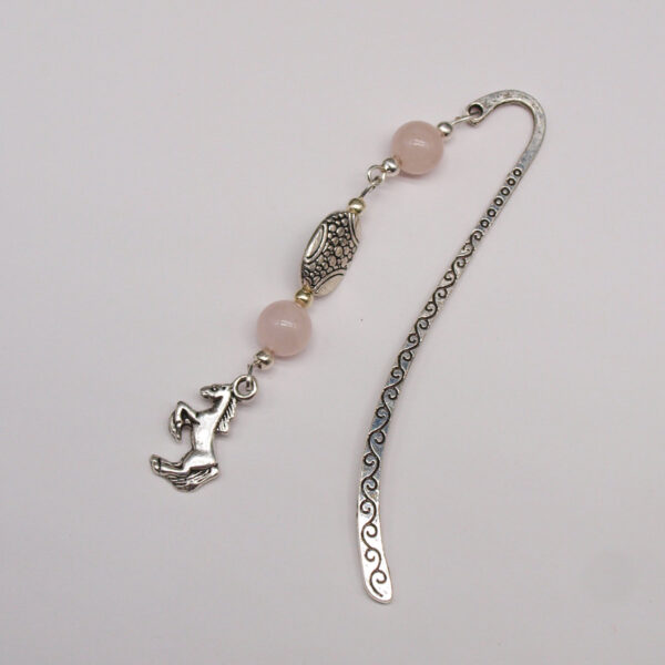 Marque-page quartz rose MP-001