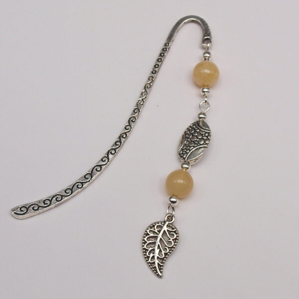 Marque-page agate orange MP-002