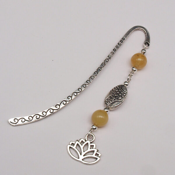 Marque-page agate orange MP-002