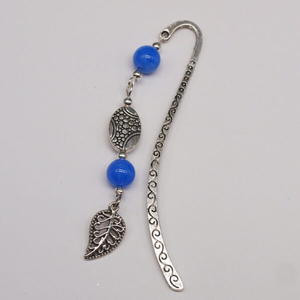 Marque-page agate bleue MP-009