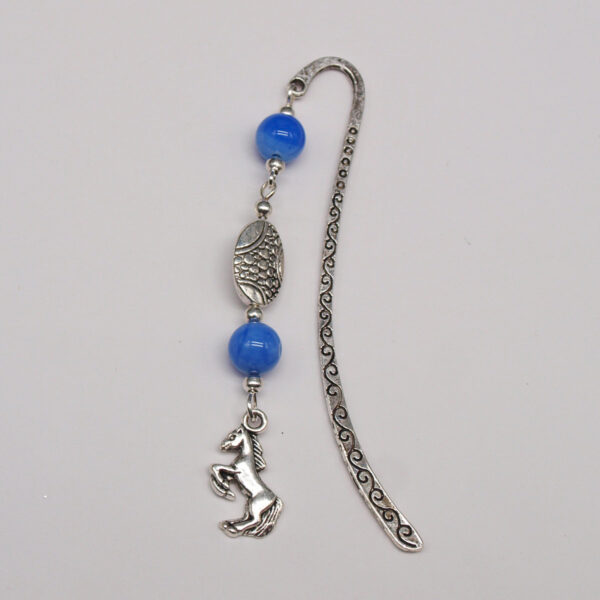 Marque-page agate bleue MP-009