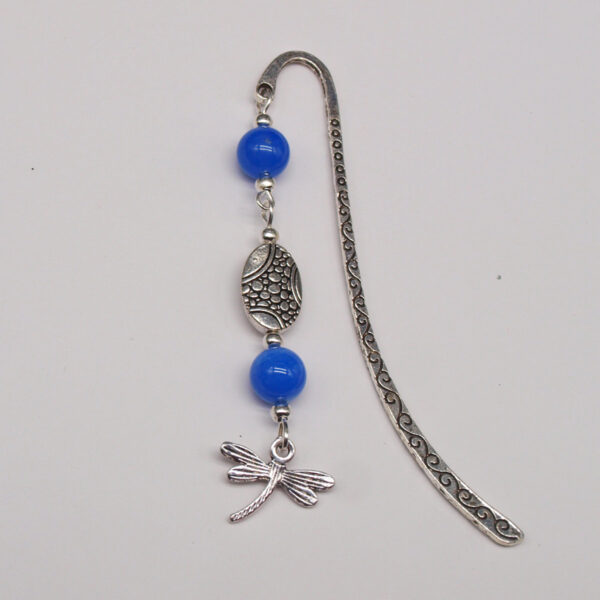 Marque-page agate bleue MP-009