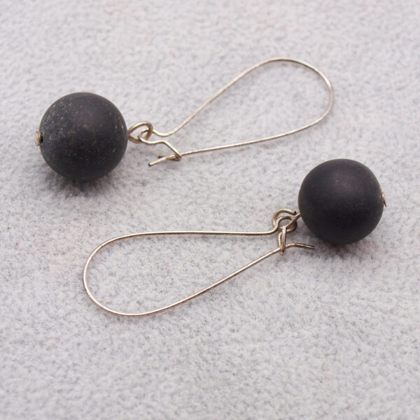 Boucles d'oreilles onyx OX-103