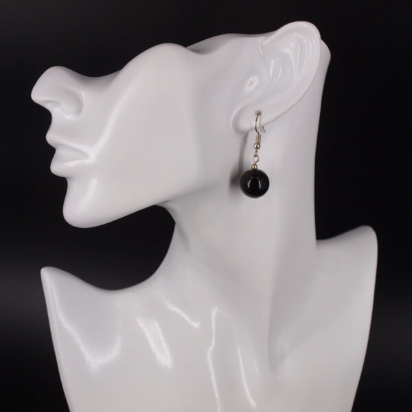 Boucles d'oreilles onyx OX-104