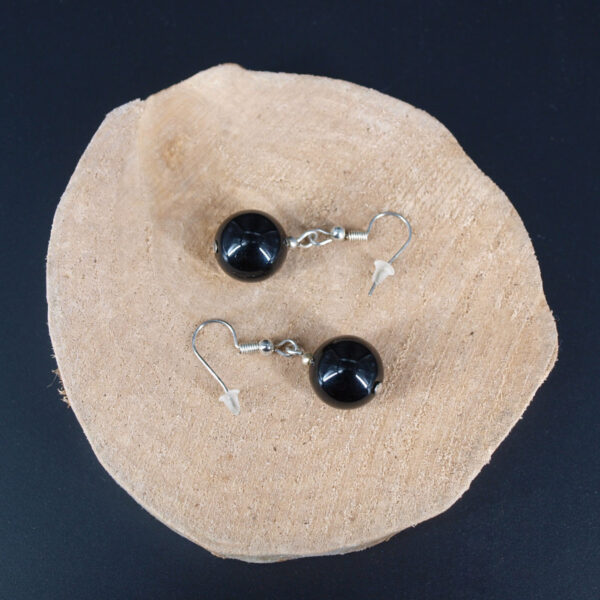 Boucles d'oreilles onyx OX-104