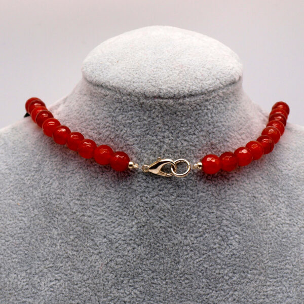 collier en agate et onyx noir
