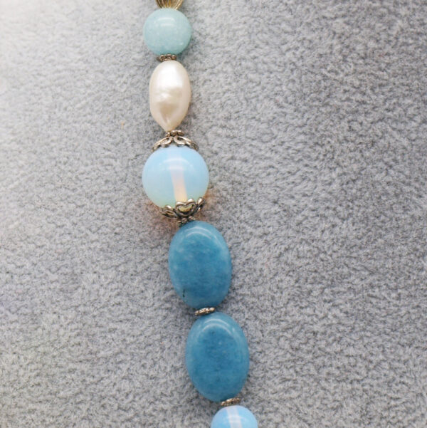 Collier aigue marine AM-104