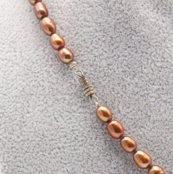 Collier perles de culture et agate PC-103
