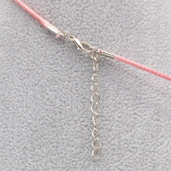 Collier quartz rose Q-101 44cm femme