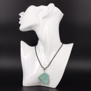 collier turquoise TC-102 43cm femme