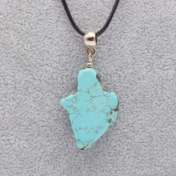 Collier turquoise TC-101 43cm femme