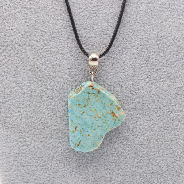 collier turquoise TC-102 43cm femme