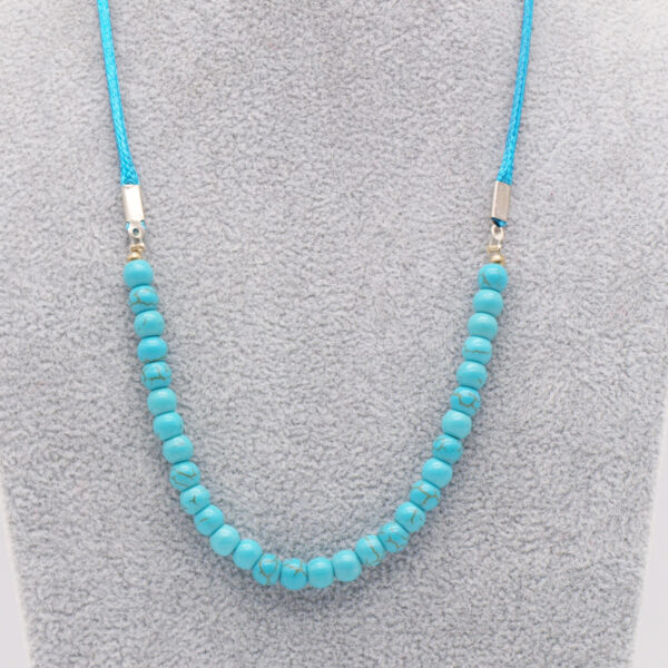 collier turquoise TC-103 47cm femme